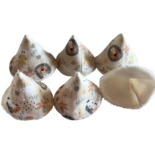 Lot de 6 tipis pare pipi animaux de la savanne