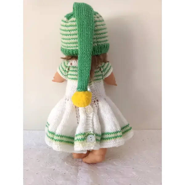 Fiche patron mk01 tuto pour tricoter des vêtements pour poupée minikane - gordi - paola reina de 32 cms