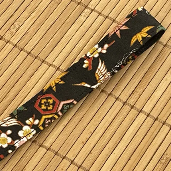 Porte-clés lanière héron japonais