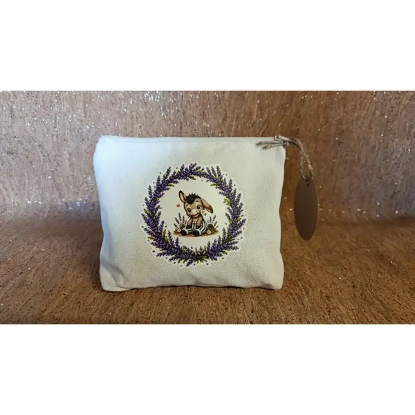 Trousse plate petit ane et lavande