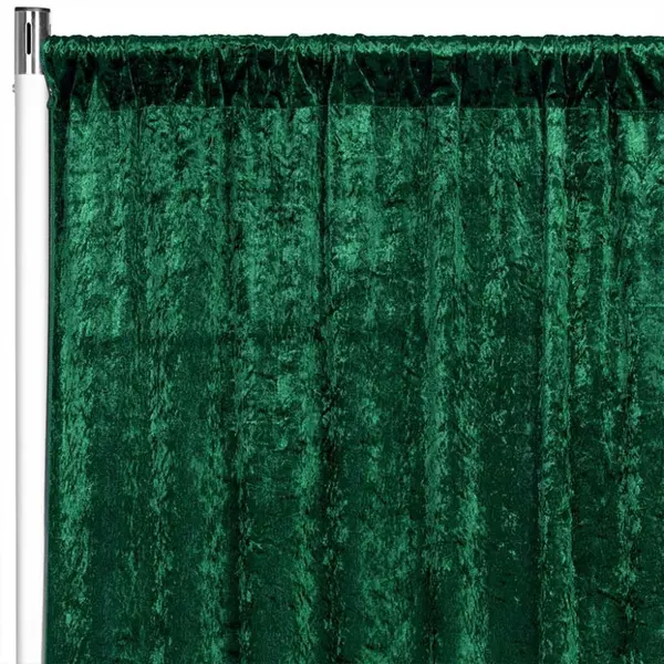 Backdrop Velours vert émeraude 3 x 3 mètres