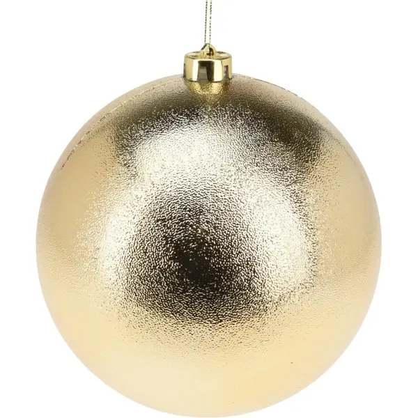 6 Boules de Noël géante 25 cm or