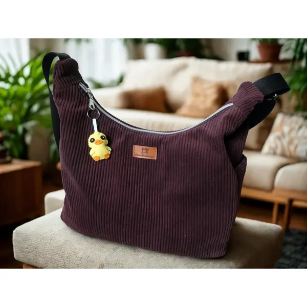 Porte clé canard jaune, breloque de sac kawaii en feutrine