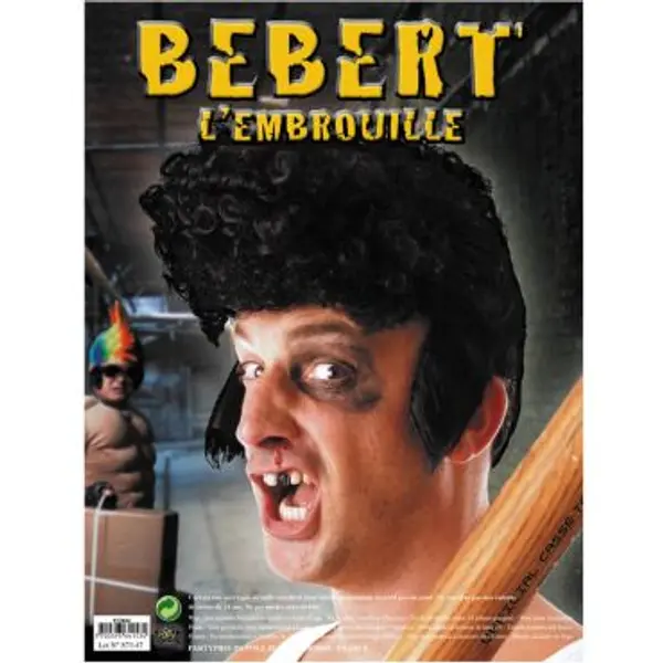 Perruque Bebert l'Embrouille Noire