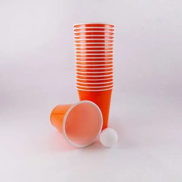 Gobelets "Beer Pong" x20 - Argent - 53 cl