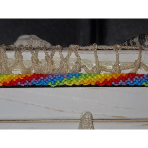 Bracelet brésilien "le passionné" couleurs de l'arc en ciel