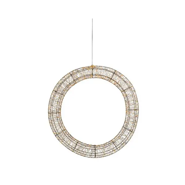 Couronne de Noël lumineuse