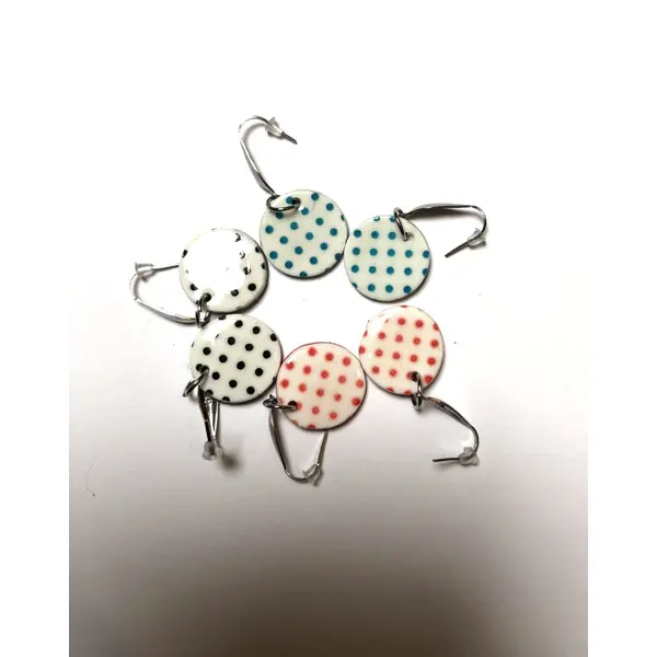 Boucles d’oreilles petits pois