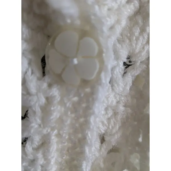 Longue veste au crochet fait main fête des mères