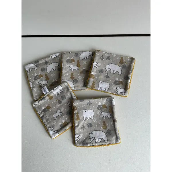 Lingettes bébé lavable