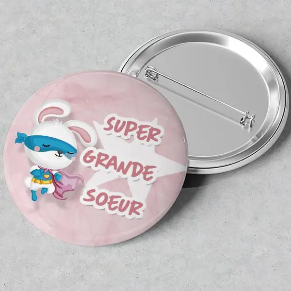 Badge super grande sœur | héroïne