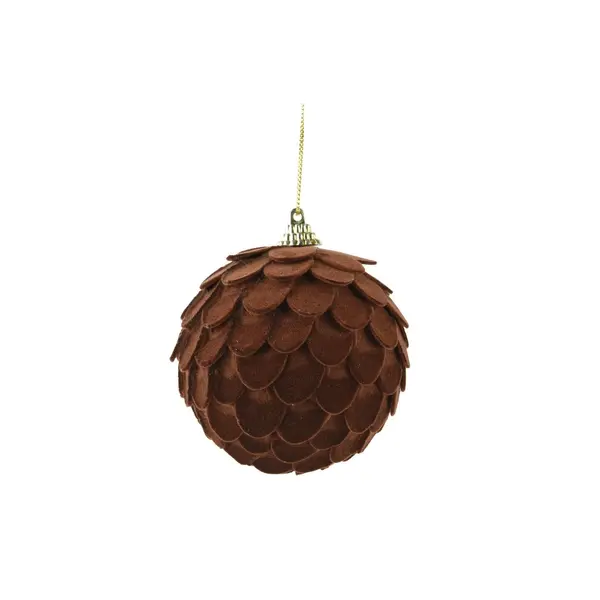 Boule mousse pomme de pin
