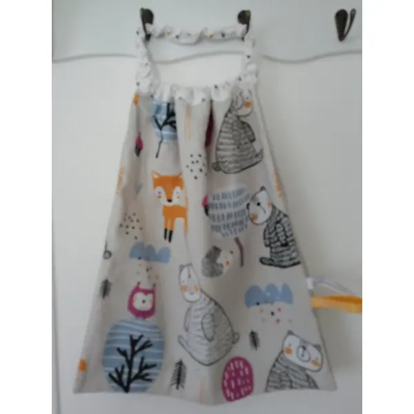 Serviette de cantine élastique, bavoir de cantine, maternelle