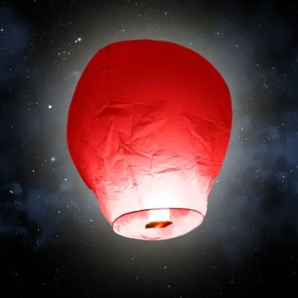 Lanterne volante "ballon" - Vert