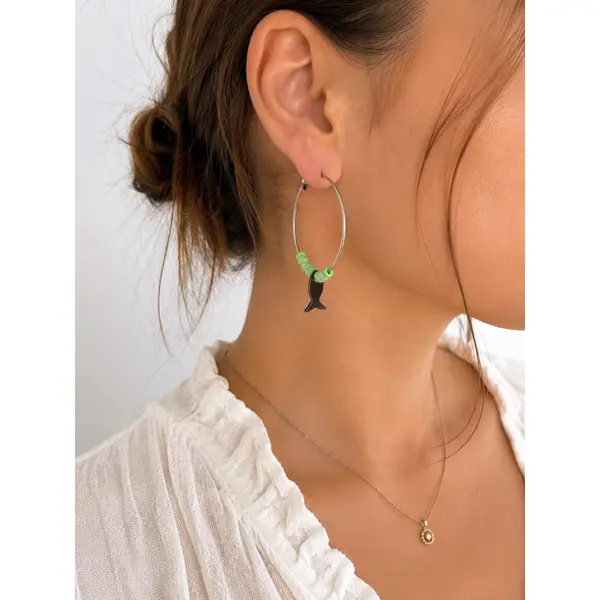 Boucle d'oreille "poisson"