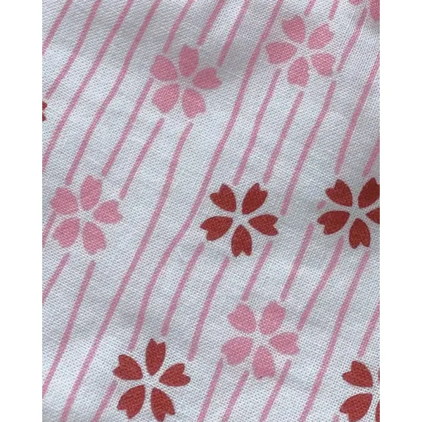 Ensemble bébé japonais 0–3 mois – cadeau de naissance poétique – motif fleurs de cerisier (sakura)