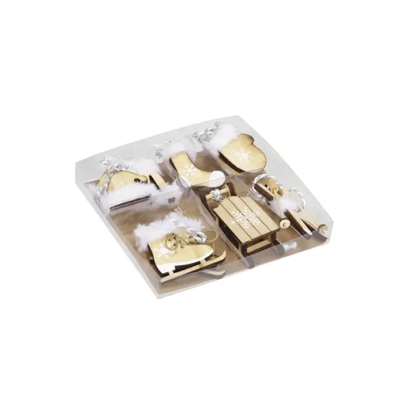 6 Miniatures en bois