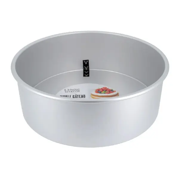 Moule à gâteau rond fond amovible H 10 cm Ø 33 cm