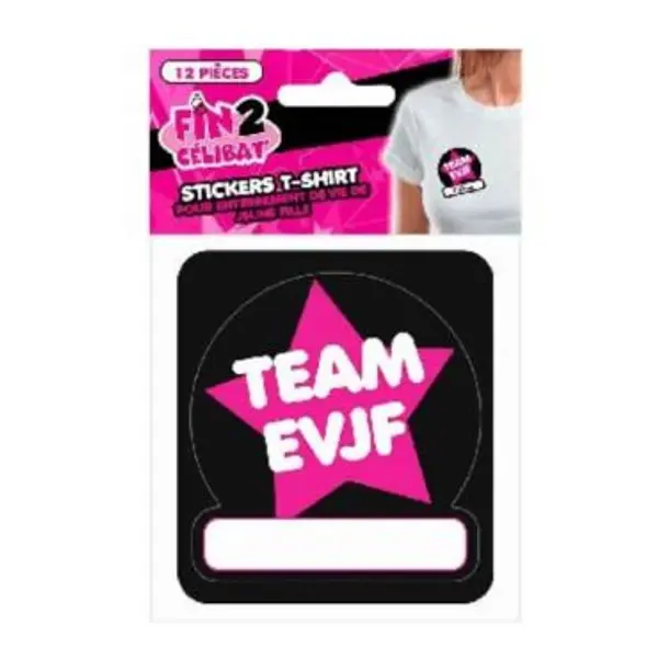 Pack de 12 Stickers - Enterrement de Vie de Jeune Fille