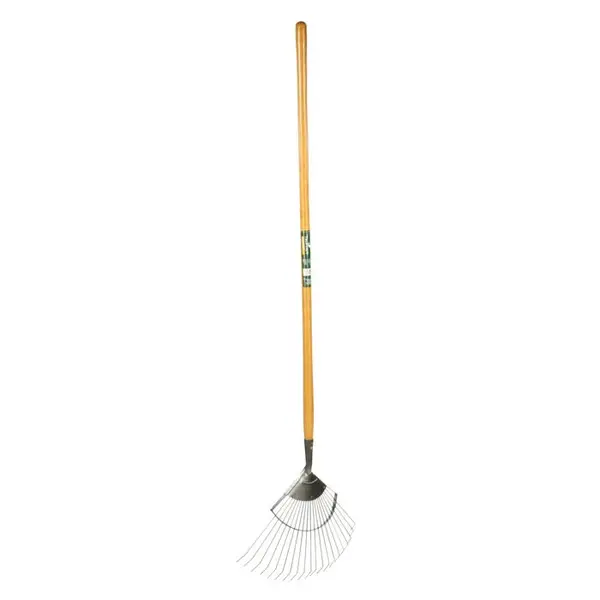 Balai à gazon fil rond 20 dents avec manche L140cm