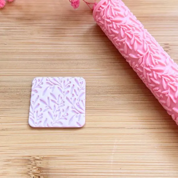 Rouleau texture pour polymère | roller texture | fabrication de bijoux| outils en pâte polymère | rouleau texture léopard