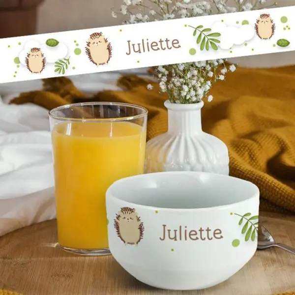 Bol personnalisable Hérissons