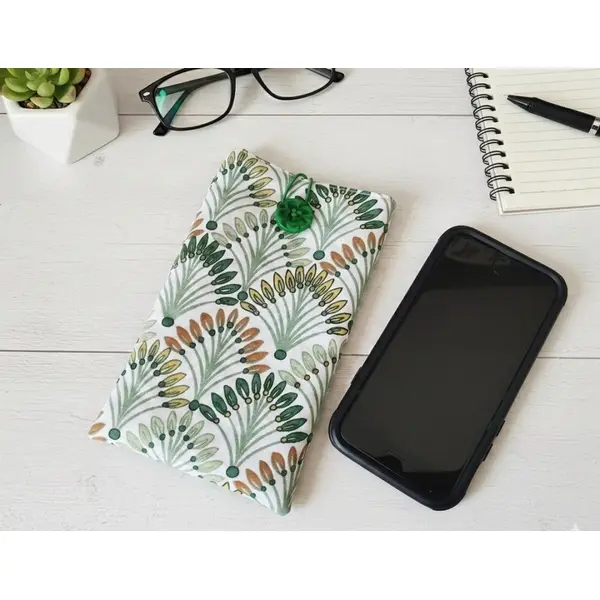 Housse/étui rembourré téléphone portable/étui à lunettes
