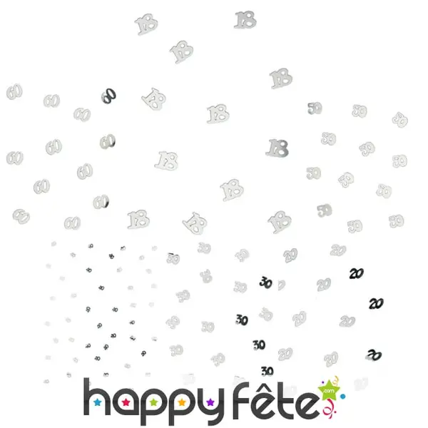 Confettis âge argenté
