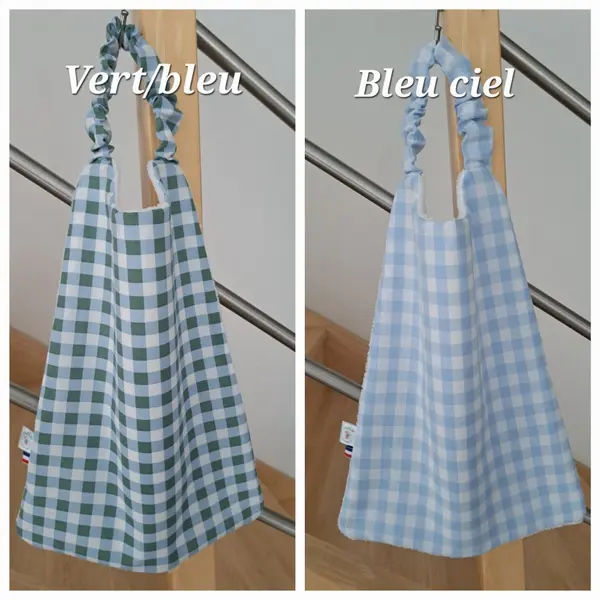 Bavoir cantine personnalisable/ bavoir élastique/ bavoir maternelle/ serviette de cantine