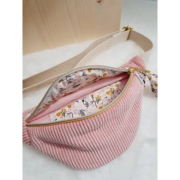 Sac banane enfant rose