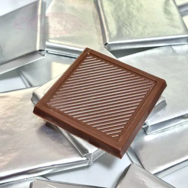10 Carrés de chocolat napolitain Argent