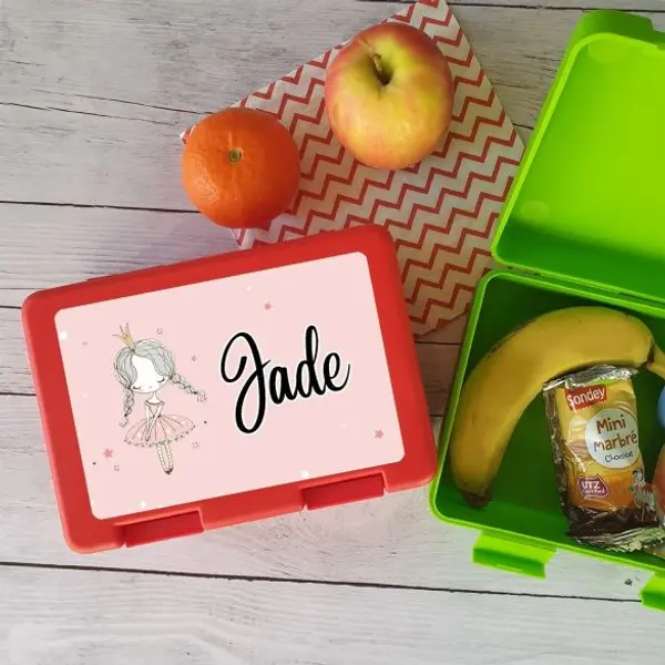 Boîte à goûter personnalisée Princesse