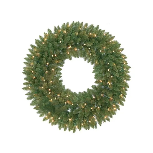 Couronne de Noël artificielle lumineuse Washington