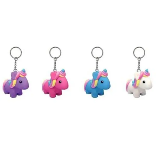 Porte-Clé Licorne Caca - Coloris au Choix