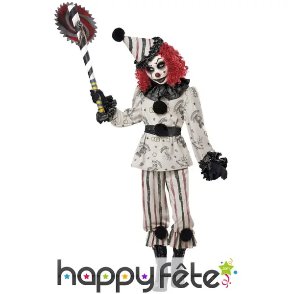Costume de clown hanté pour enfant