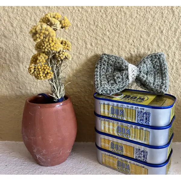 Nœud papillon au crochet pour homme – dentelle vintage