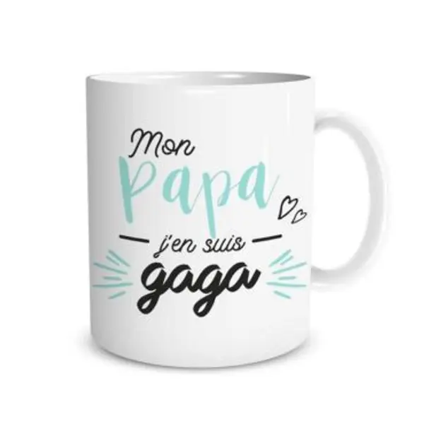 Mug "Mon Papa j'en suis Gaga"
