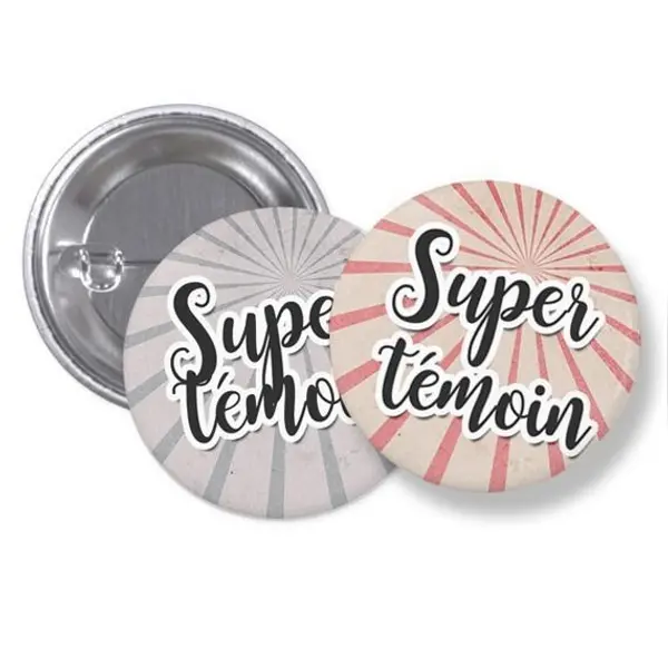 Duo de badges Super témoin
