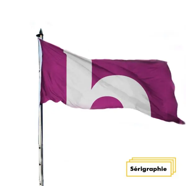 Drapeau horizontal (sérigraphie)