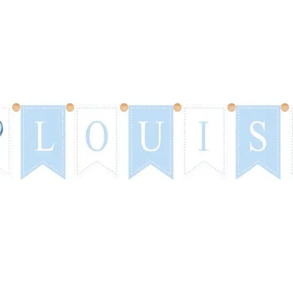 Guirlande de fanions mon petit ourson - réservé camille