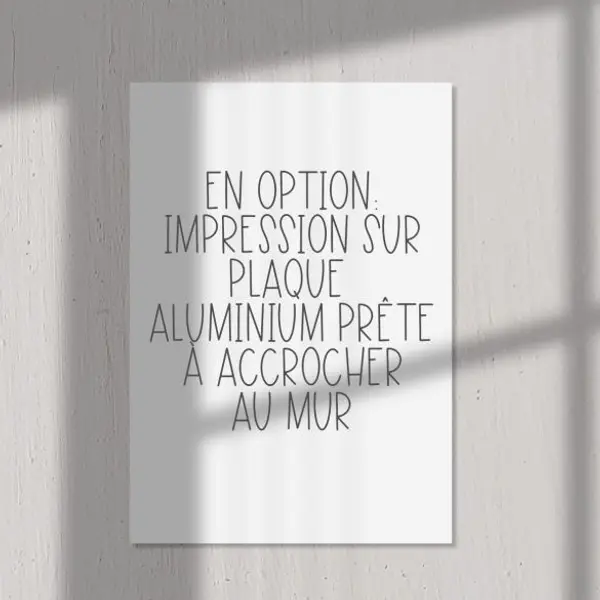 Affiche personnalisée Chez Nounou – Cadeau nounou original et déco