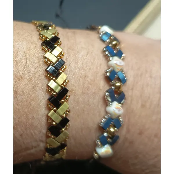 Bracelet chevron miyuki a684