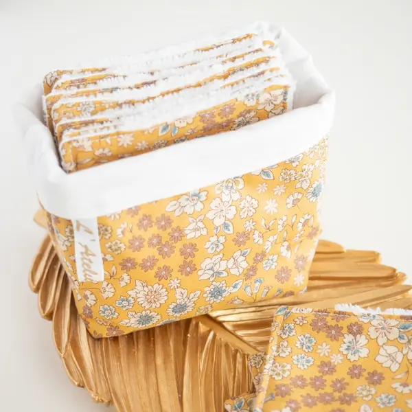 Coton lavable et réutilisable jelly
