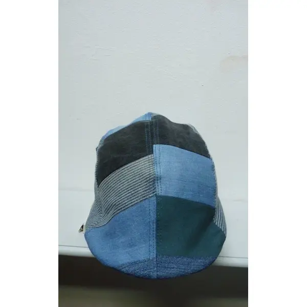 Casquette patchwork bec de canard t58/62 geg n°28, cadeau homme, flat-cap