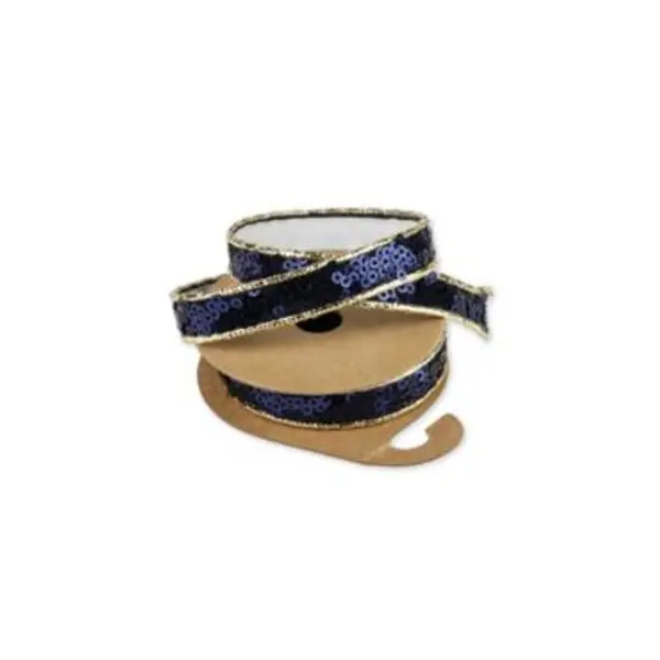 Ruban Adhésif Sequins Bleu Marine