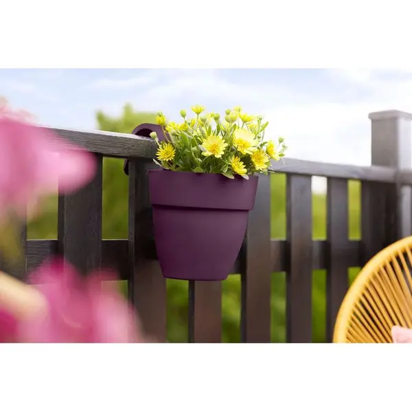Balconnière Vibia Campana easy hanger, mauve érable - 24x20,5x26,5cm