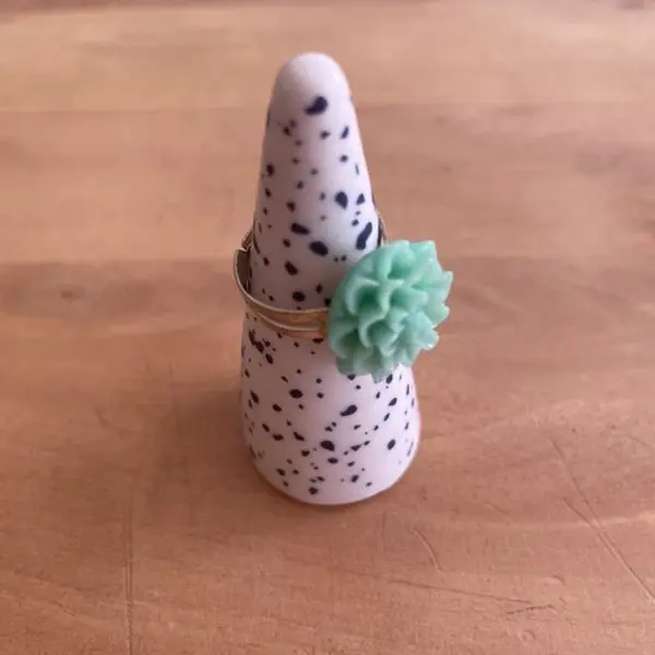 Bague réglable fleur