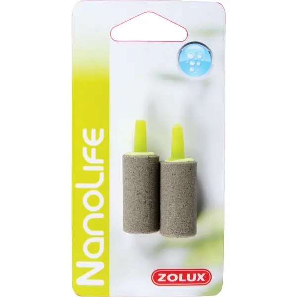 2 Diffuseurs d'air cylindriques pour aquarium - D.3cm