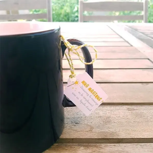Mug magique personnalisable Amour Mon Cœur