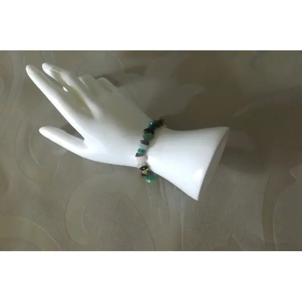 Bracelet en perles en pierres naturelles